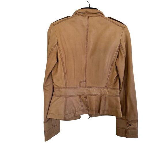 Wilson Tan Leather jackets women XS - Picture 2 of 12